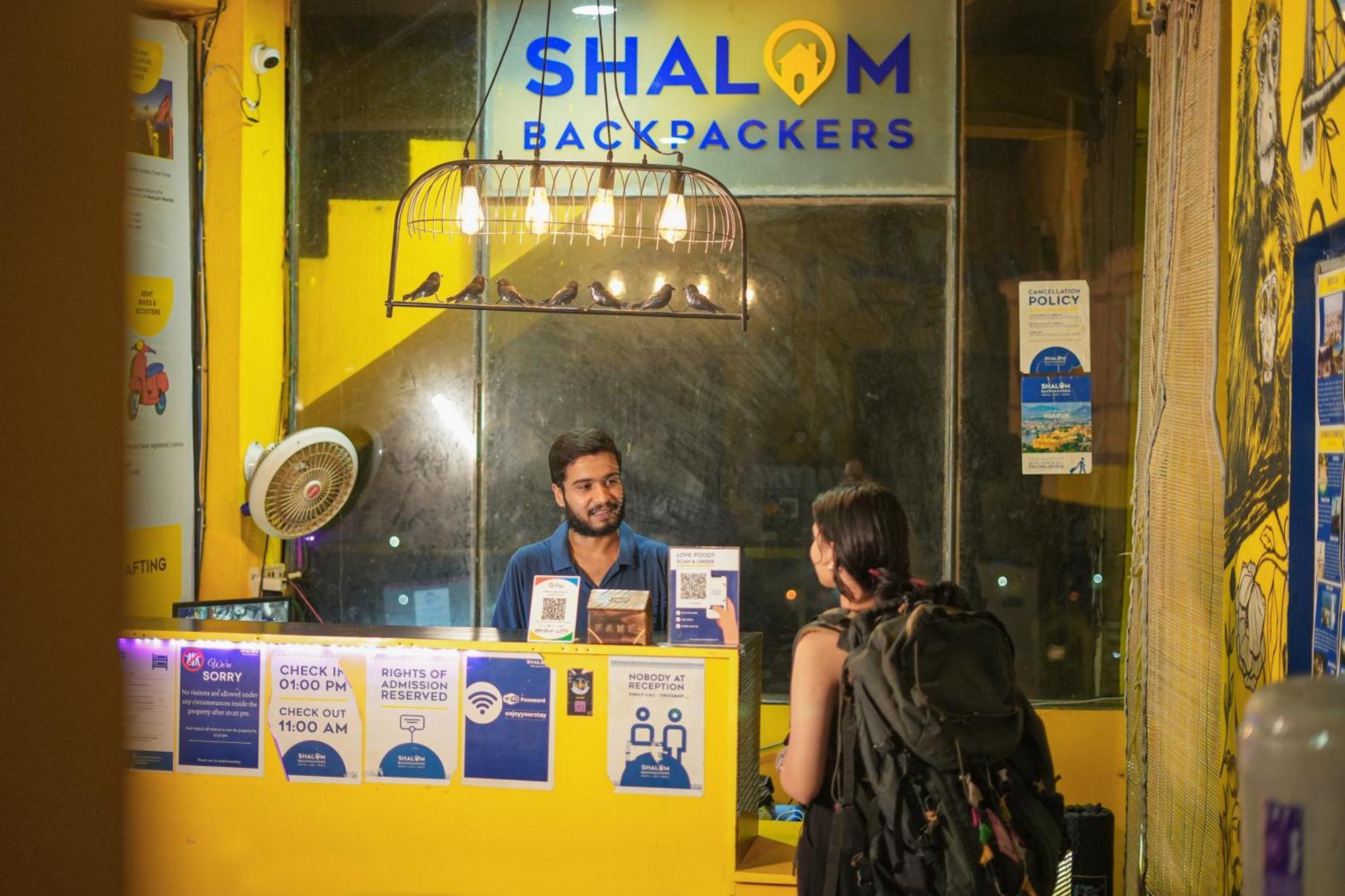 Hostel Shalom Backpackers Rishīkesh Exterior foto